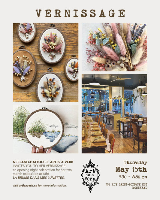 Vernissage - May 15 (MONTRÉAL)