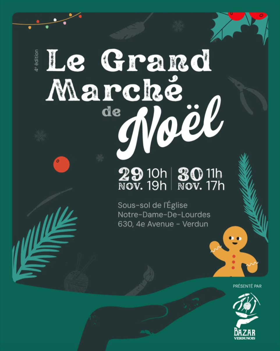 Bazar Verdunois - Le Grand Marché de Noël - November 29-30 (MONTRÉAL)
