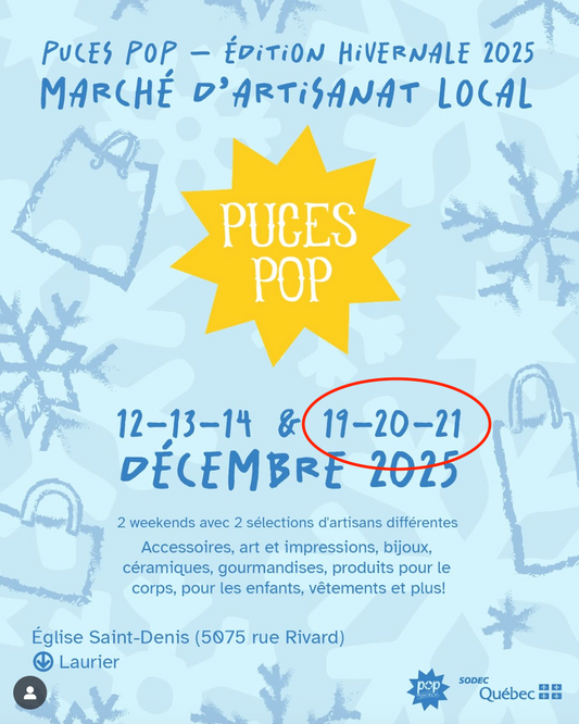 Puces POP - December 19-20-21 (MONTRÉAL)