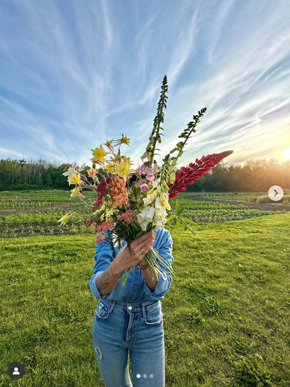 Bouquet-Making + Beginner Floral Embroidery Collaboration Workshop - August 26th - Fern's Flowers Garden (EDMONTON, AB)