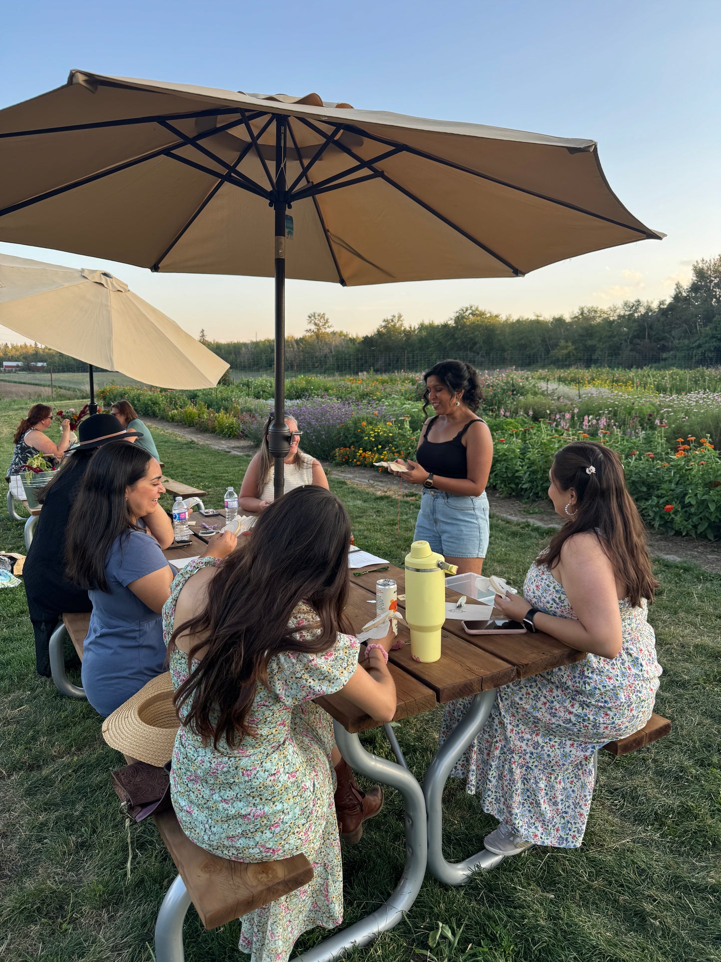 Bouquet-Making + Beginner Floral Embroidery Collaboration Workshop - August 26th - Fern's Flowers Garden (EDMONTON, AB)