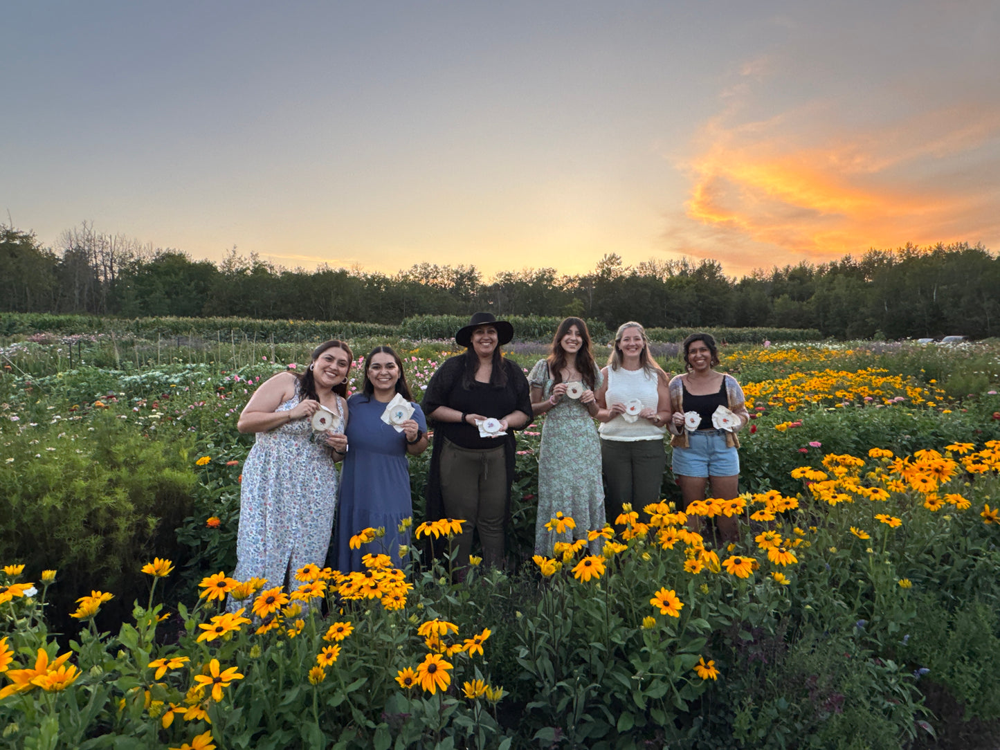 Bouquet-Making + Beginner Floral Embroidery Collaboration Workshop - August 26th - Fern's Flowers Garden (EDMONTON, AB)